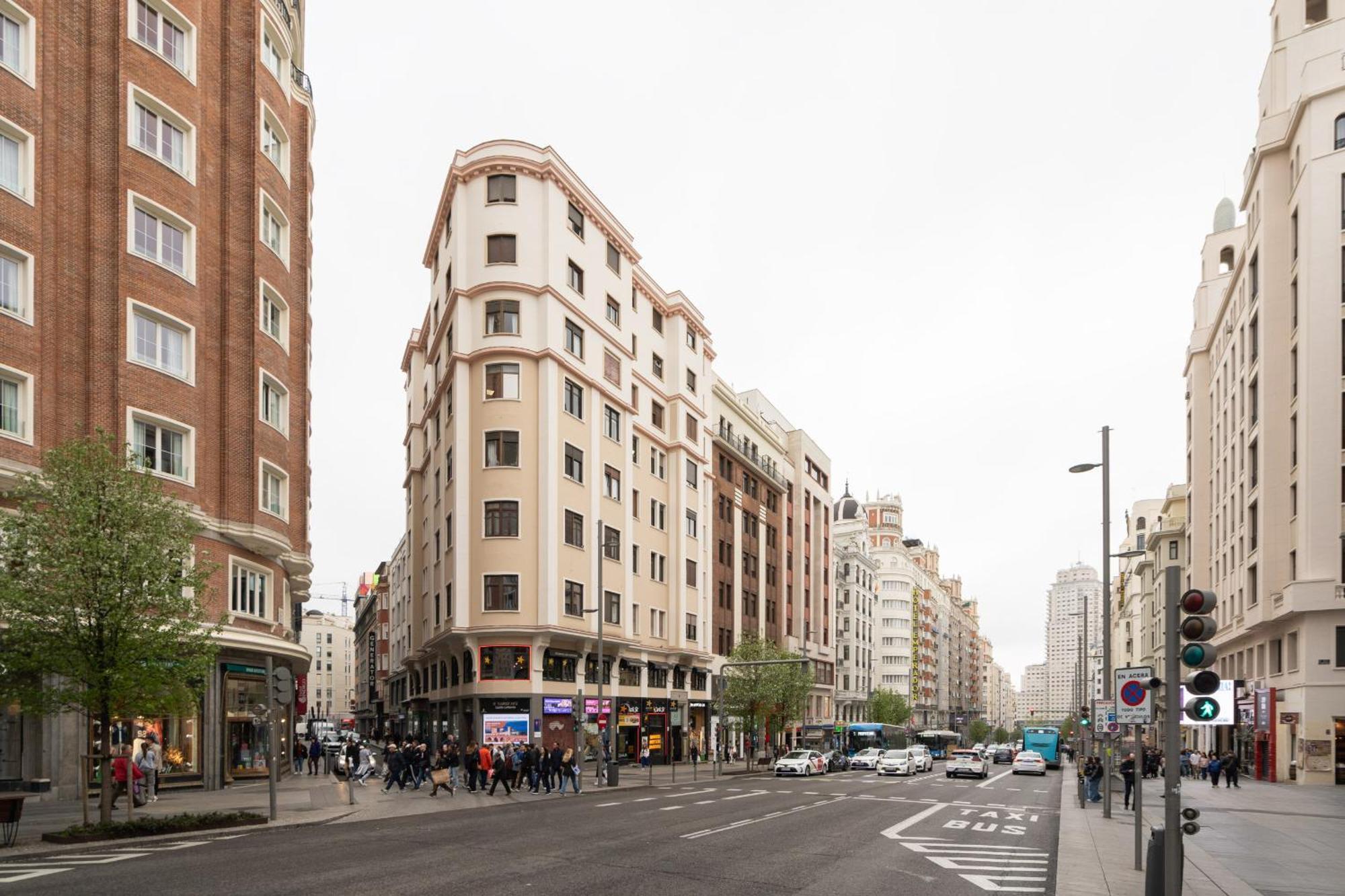 Apartamento Reformado Para 6 Personas En Plena Gran Via Alquiler Temporal Мадрид Экстерьер фото